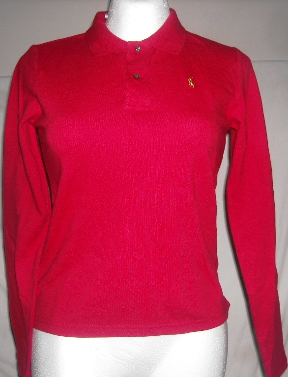 POLO RALPH LAUREN MANGA LARGA TALLA 16 