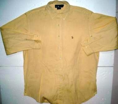 CAMISA RALPH LAUREN AMARILLA XL