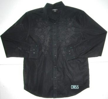 CAMISA EXPRESS NEGRA DECORADO