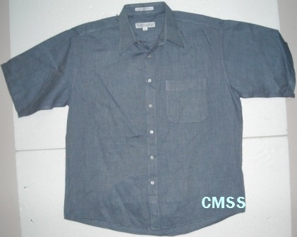 CAMISA PERRY ELLIS 16 1/2 AZUL