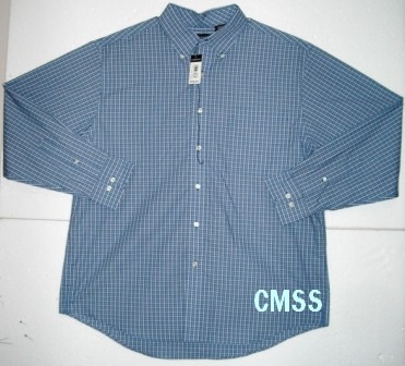 CAMISA GEORGE AZUL A CUADROS 42-44