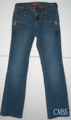 JEANS RED ENIM STRETCH TALLA 12