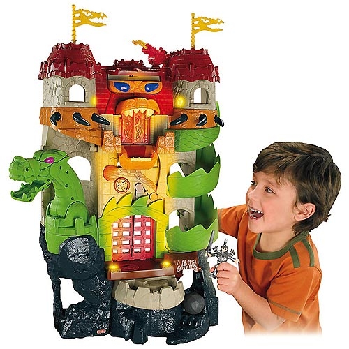 Castillo Fisher Price fantasía Dragón Imaginext Mattel